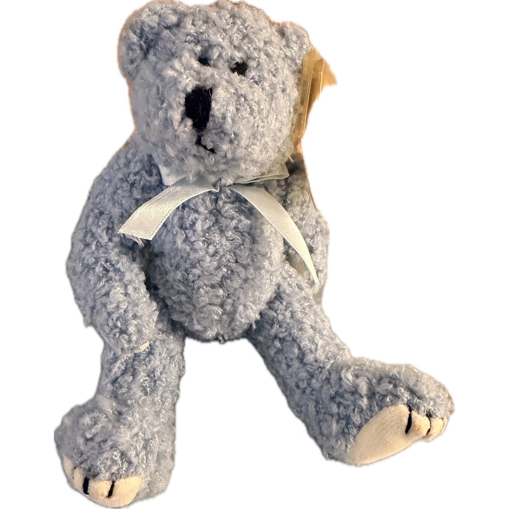 Ty Collectibles Bluebeary Teddy Bear Light Blue Plush 1993 Vintage 06080